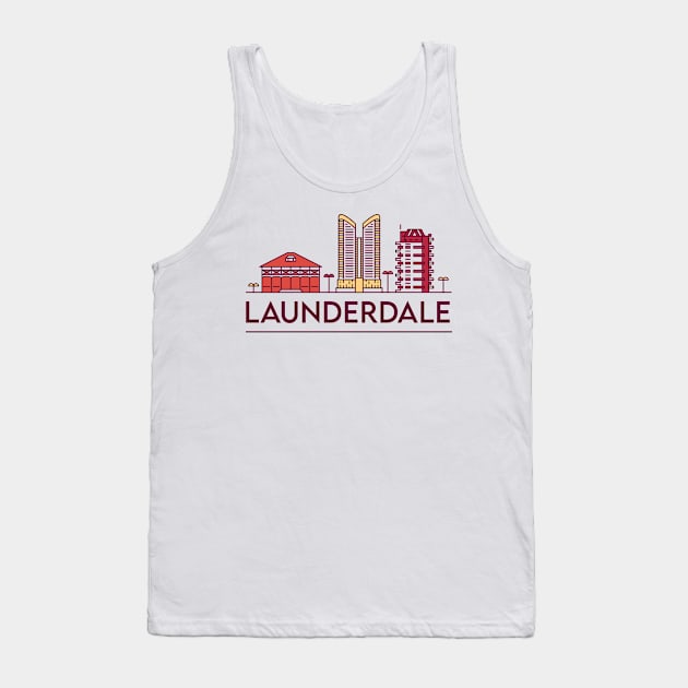 Fort Lauderdale cityscape Tank Top by SerenityByAlex